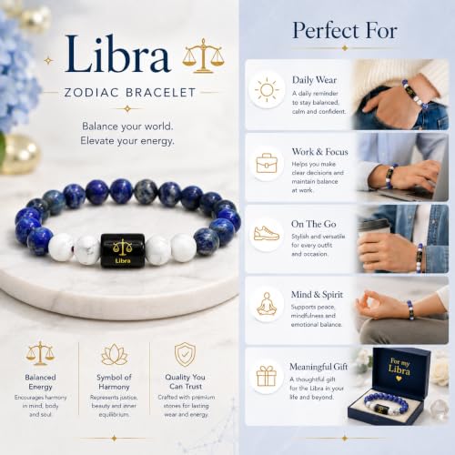 Image of Zodiac Crystal Bracelet for Men & Women