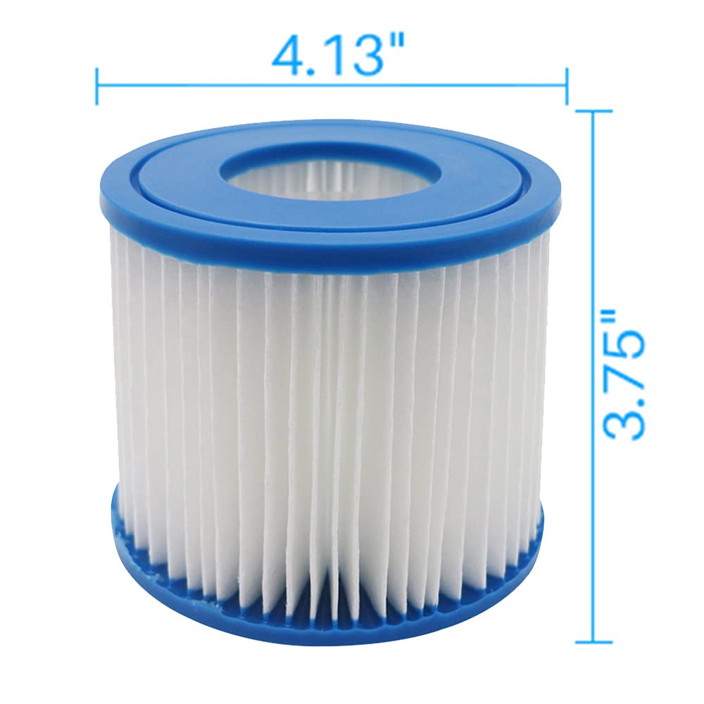 WuYan 6 szt. filtr do letnich ucieczek POOLPURE filtr typu D, letnie fale P57100102, do SFS-350 RP-350 RP-400 RP-600 RX-600