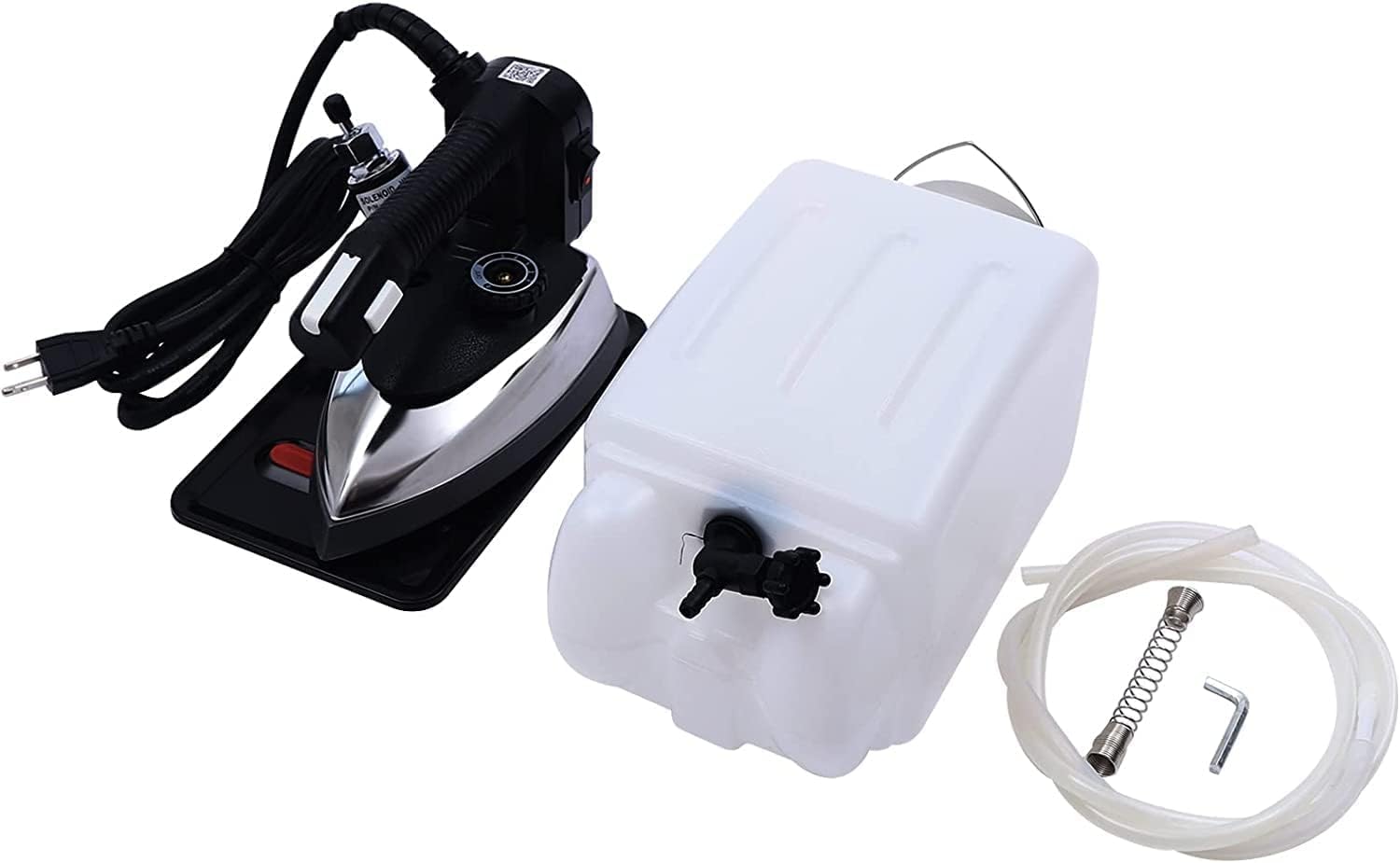 Hierro de vapor comercial con tanque de agua de 3l - Industrial Eléctrico, Plancha De Temperatura Ajustable, Tela Y Vapor De Ropa Para Uso Profesional