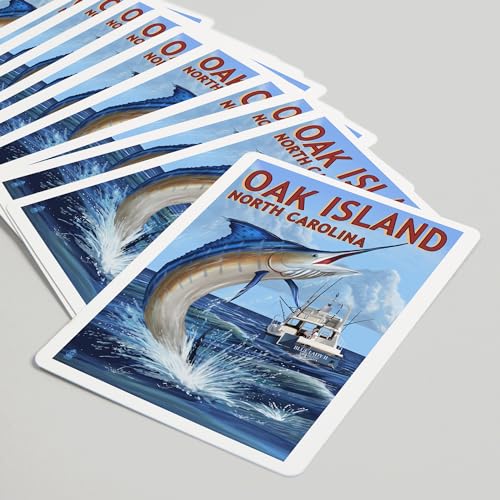Baraja de Poker Oak Island North Carolina 52 Cartas miniatura 5