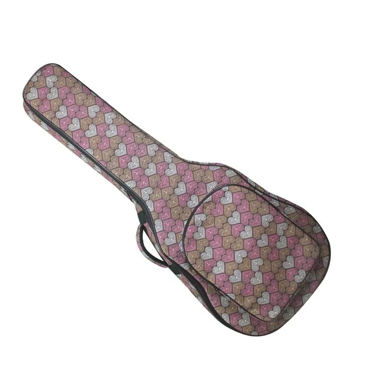 GOENN Étui de Guitare Sac de Guitare Sac à Dos de Guitare rembourré en Coton à Double Sangle (Color : A, Size : L) - Les Beatles, Paul McCartney, John Lennon, RIngo Starr, George Harrison GOENN Étui de Guitare Sac de Guitare Sac à Dos de Guitare rembourré en Coton à Double Sangle (Color : A, Size : L)