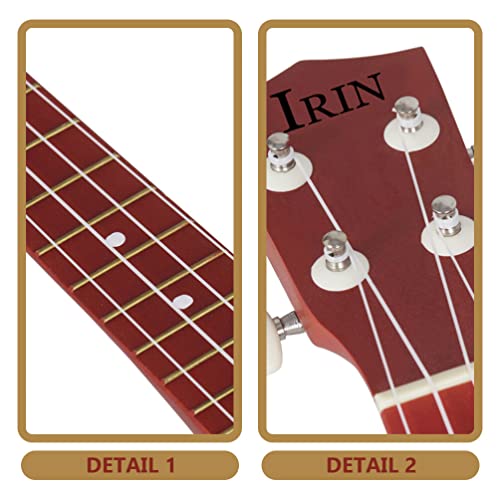 SUPVOX Concert ukuléle 21 pouces Ukelele Professional Ukulele Professional Instrument - Les Beatles, Paul McCartney, John Lennon, RIngo Starr, George Harrison SUPVOX Concert ukuléle 21 pouces Ukelele Professional Ukulele Professional Instrument – Image 7