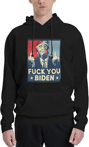 GHBC Fuck Joe Biden Trump Mans - Sudadera con capucha y bolsillo