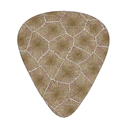 ペトスキーストーン ギターピック Guitar Pick 12枚セット ティアドロップ型 エレキギター/アコースティックギター/クラシックギター/ベース等の練習に最適な12枚セット