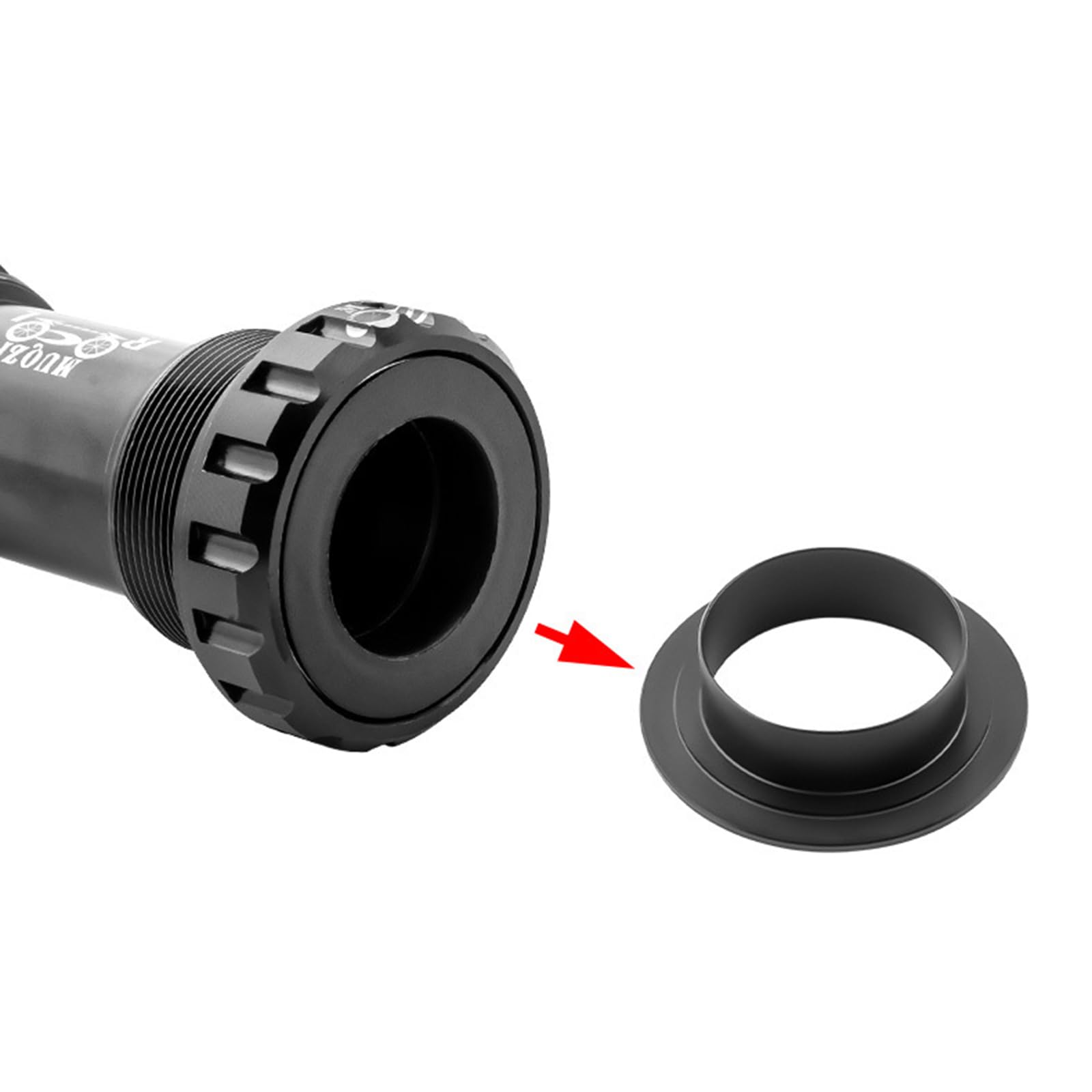 BBthread - Juego de 5 fundas protectoras para rodamientos de pedalier a prueba de polvo para bicicletas de carretera de montaña y engranajes fijos, tapas de protección duraderas para pedalier