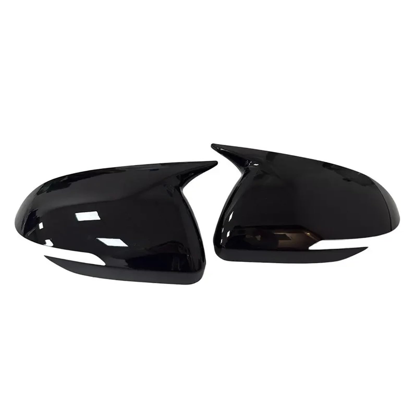 Car Rearview Mirror Cap for Kia for Rio 2018-2023 2X Car Sticker Rearview Side Mirror Cover Wing Cap Exterior Case Trim Vehicle Door Wing Mirror Cover(with Light Black)