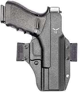 Glock 20 OWB Holster - USA Made - Fits Glock 20 21 (Gen 3, 4, 5) - Total Eclipse OWB Holster by Blade-Tech Holsters, Outside Waistband Carry (Ambidextrous)
