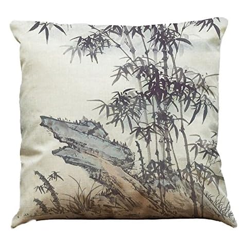 Nunubee 45x45 CM Chinese Style Pillow Cover Cover
