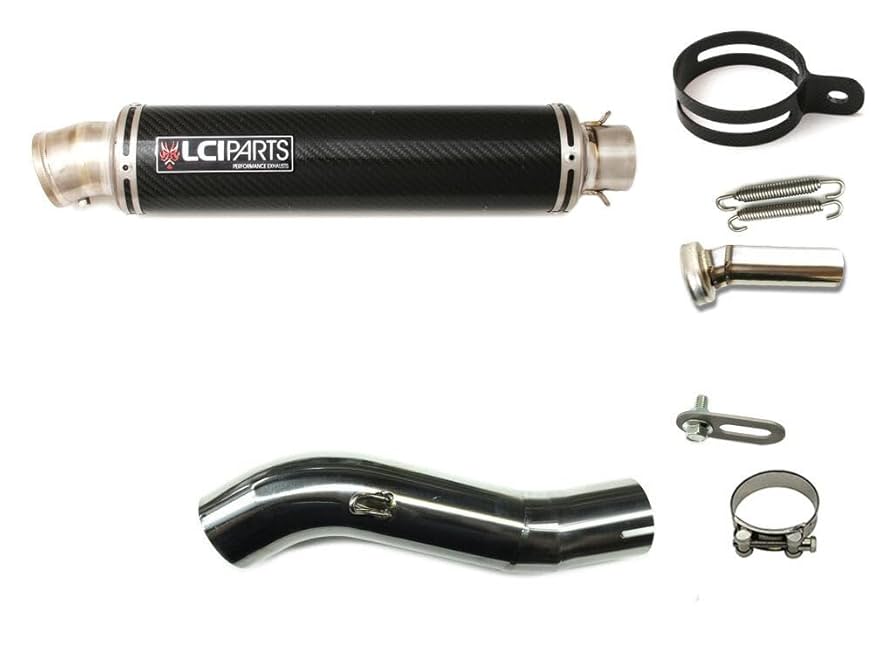 CB250R LCIPARTS ショートカーボンスリップオンマフラー ホンダ CB250R 2018-2023 LCIPARTS ショートカーボンスリップ