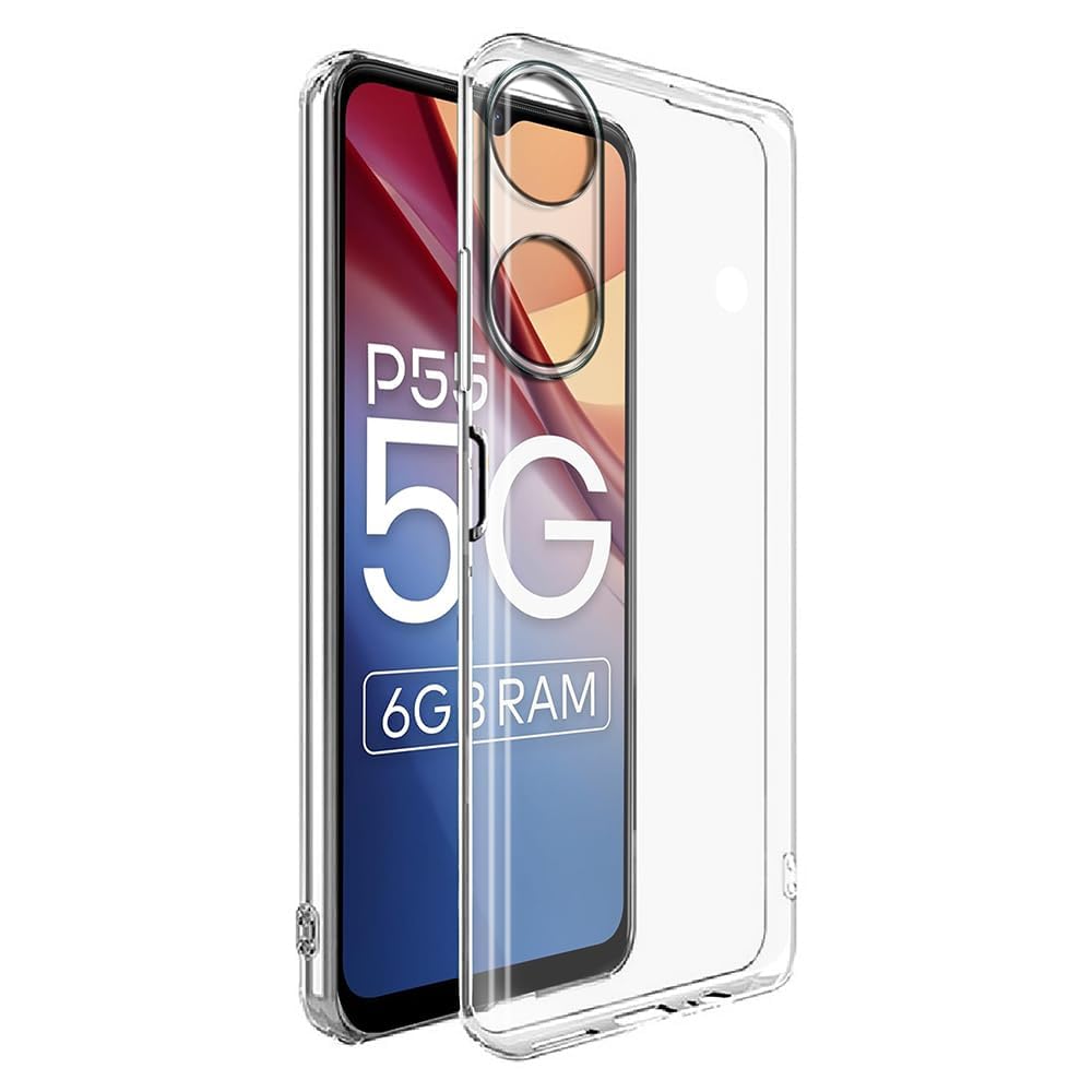 Amazon Brand- Solimo Basic Case for Itel P55 5G (Silicone_Transparent) (B0D17WKTXJ) Amazon Price History, Amazon Price Tracker