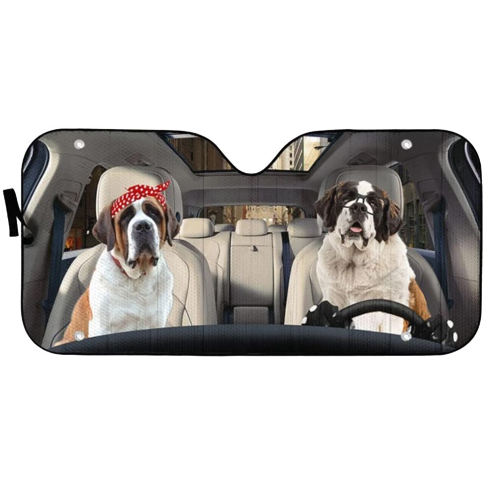 Parasol de coche universal de San Bernardo protector solar térmico para luna delantera M 4