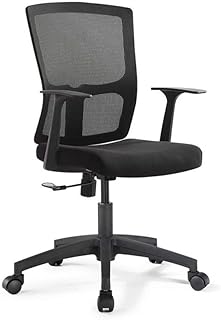 Sillas de escritorio Silla de trabajo alto Silla de oficina Escritorio Silla Silla de ordenador de malla ajustable en altura con los brazos Silla giratoria de trabajo renovable for el Standing turísti