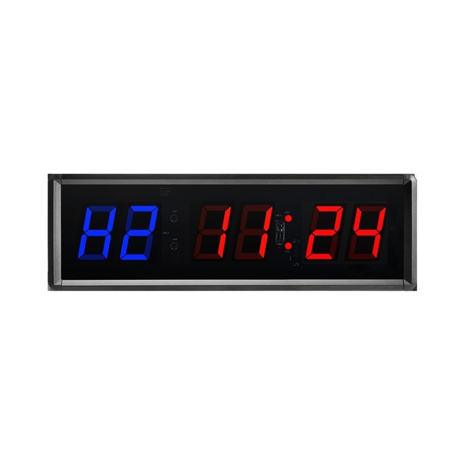 CVFRDD LED Countdown Clock, Gym Timer Digital Countdown Clock Stopwatch With Remote LED Interval For Home Fitness