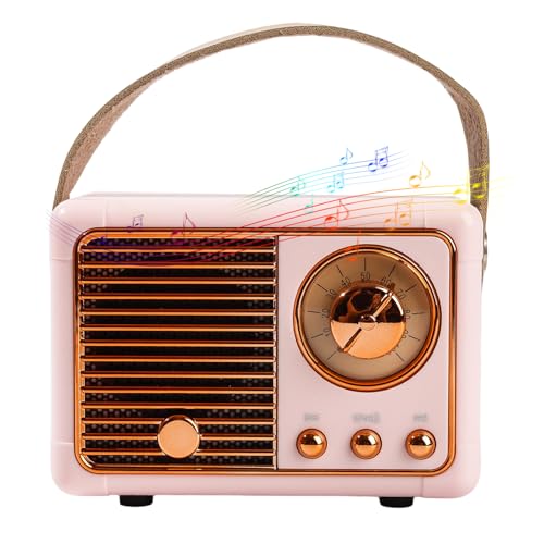 Mini Bluetooth Speaker, Vintage Retro Decor...