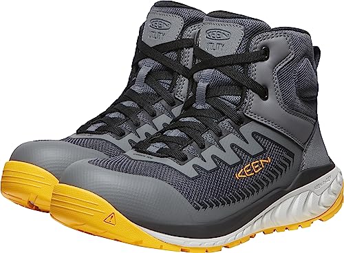 KEEN Utility Men's Arvada Mid Height Composite Toe Breathable Industrial Work Sneakers2