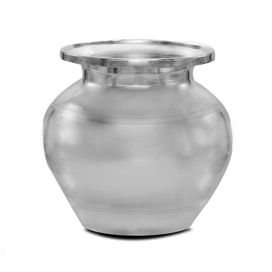 Vishaka Arts Silver Kalash In Pure / Lota In Hindu Religion Puja Vessel Prayer Use (1.1 Inch (H) 12 Gms)