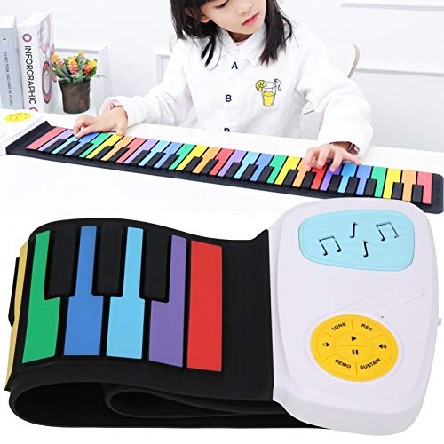 Roll Up Keyboard Piano, Piano Roll Up 49 Touches avec Haut-parleur et 8 Sons Différents, Piano Portable Piano électrique Clavier Hand Roll Piano, Roll Up Piano Clavier Piano Pliable pour Adultes - Les Beatles, Paul McCartney, John Lennon, RIngo Starr, George Harrison Roll Up Keyboard Piano, Piano Roll Up 49 Touches avec Haut-parleur et 8 Sons Différents, Piano Portable Piano électrique Clavier Hand Roll Piano, Roll Up Piano Clavier Piano Pliable pour Adultes – Image 8
