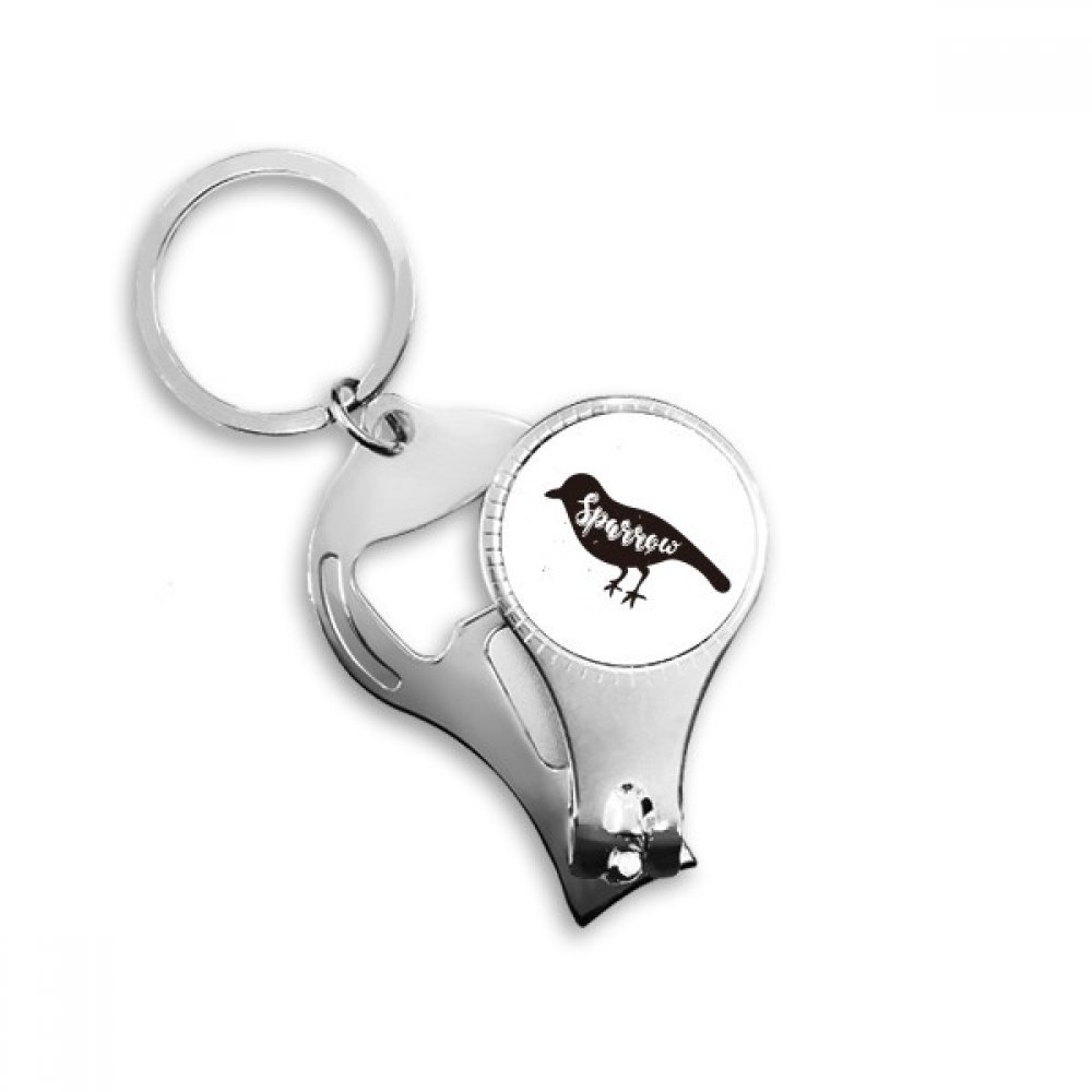 Meilleur cadeau de charm : Porte-clés bruant en métal avec décapsuleur intégré