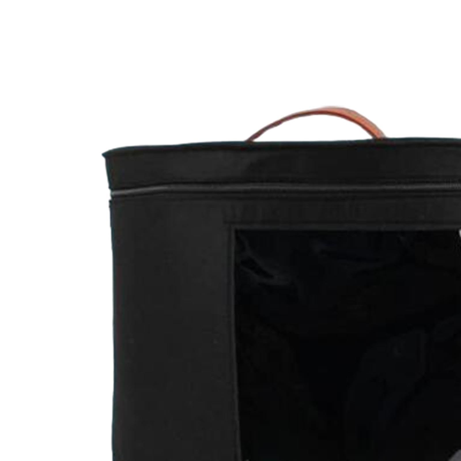 Colaxi Hat Storage Box for Closet Sunhat Protector Lightweight Travel Portable Hat Case, Black