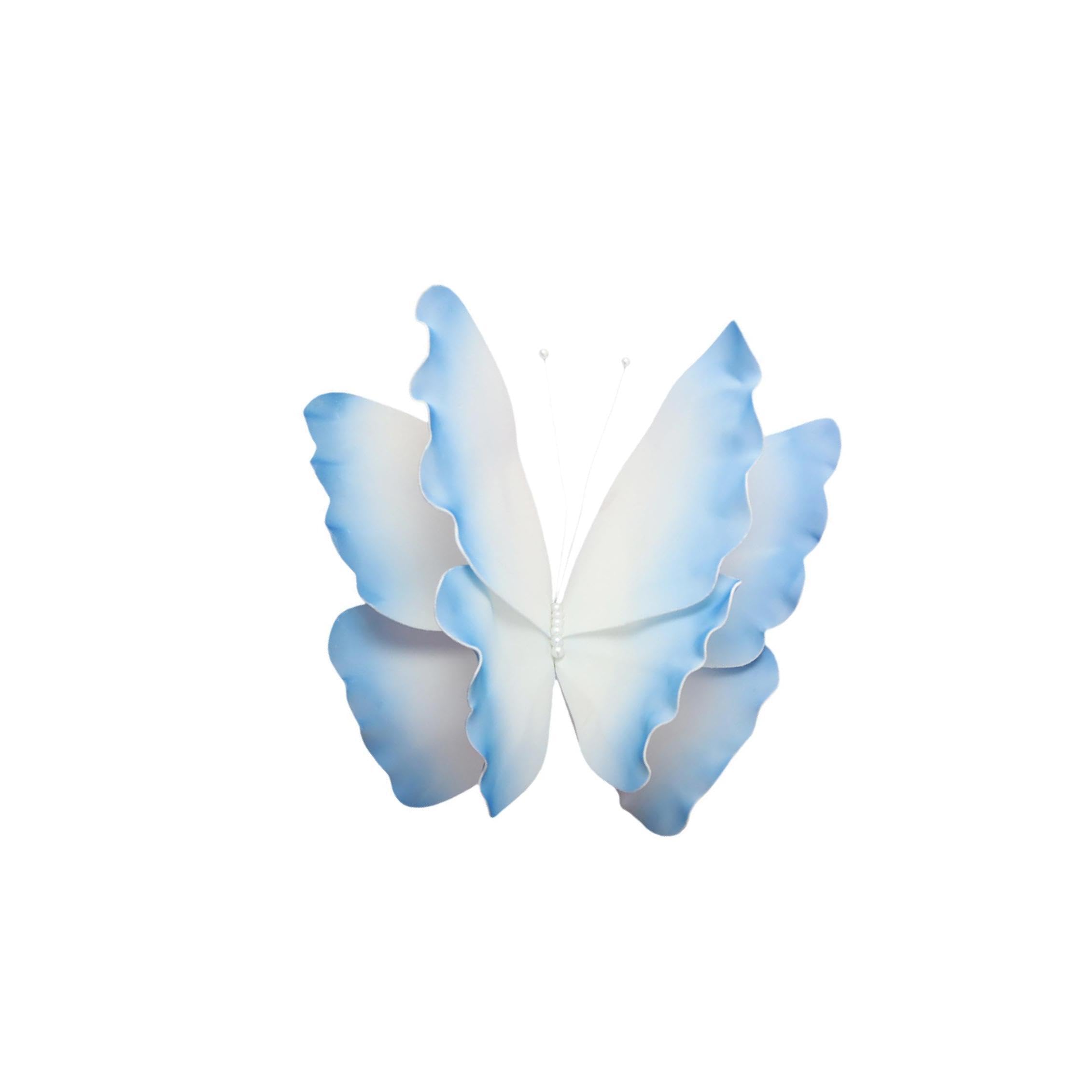 Alcxazs Blue Large Fake Butterfly 24Inch Holiday Display Beautiful Wedding Decor Creating Stunning Atmosphere Ensuring Can Withstand Festivities Of Event Giant, 60Cm