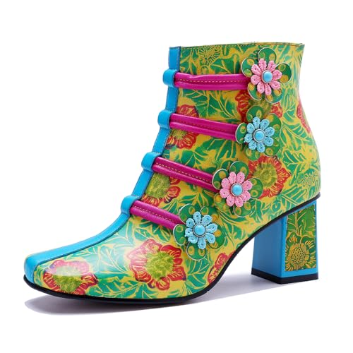 Bottes de cowgirl bohème en cuir pour marcher du quotidien aux fêtes de mariage