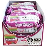Smart Baking Company SmartCake, Sugar Free, Gluten Free, Low Carb, Keto Dessert (Raspberry Cream, 16 CT)