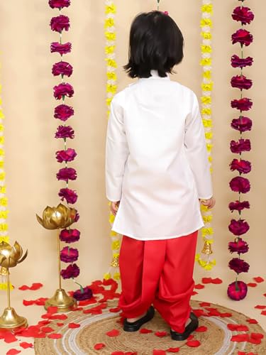Image of BownBee Kids Ethnic Wear Dhoti Kurta Set | Traditional Festive Clothing for Children | Indian Wedding & Celebration Wear | Comfortable Fit