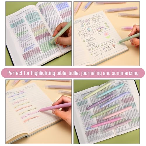 Image of Mr. Pen- No Bleed Gel Highlighters, Morandi Colors, 12 Pack