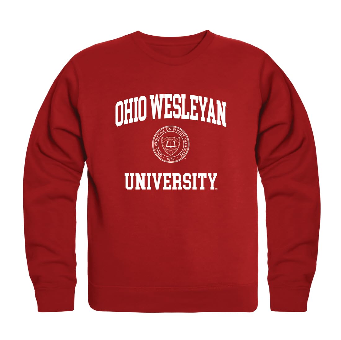 W Republic Ohio Wesleyan University Bishops Seal Crewneck Sweatshirt