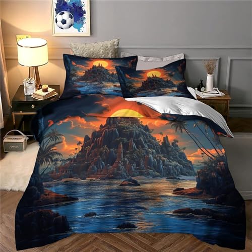 Parure de lit dragon fantastique 3D en microfibre 220x240cm