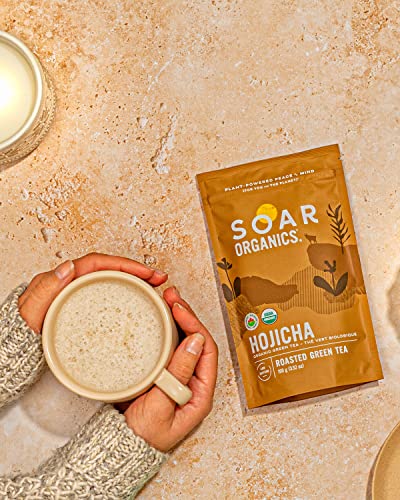 Soar Organics - Organic Japanese Hojicha Powder - 100g Soar Organics - Organic Japanese Hojicha Powder - 100g