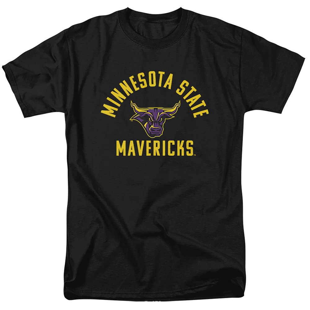 Minnesota State University Mankato Official MSU Mavericks Logo Unisex Adult T Shirt