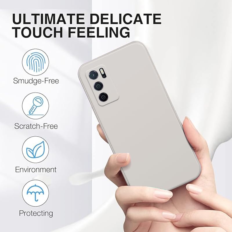 WOKEZ Ultratunt Telefonfodral för Samsung Galaxy A05s - Vit