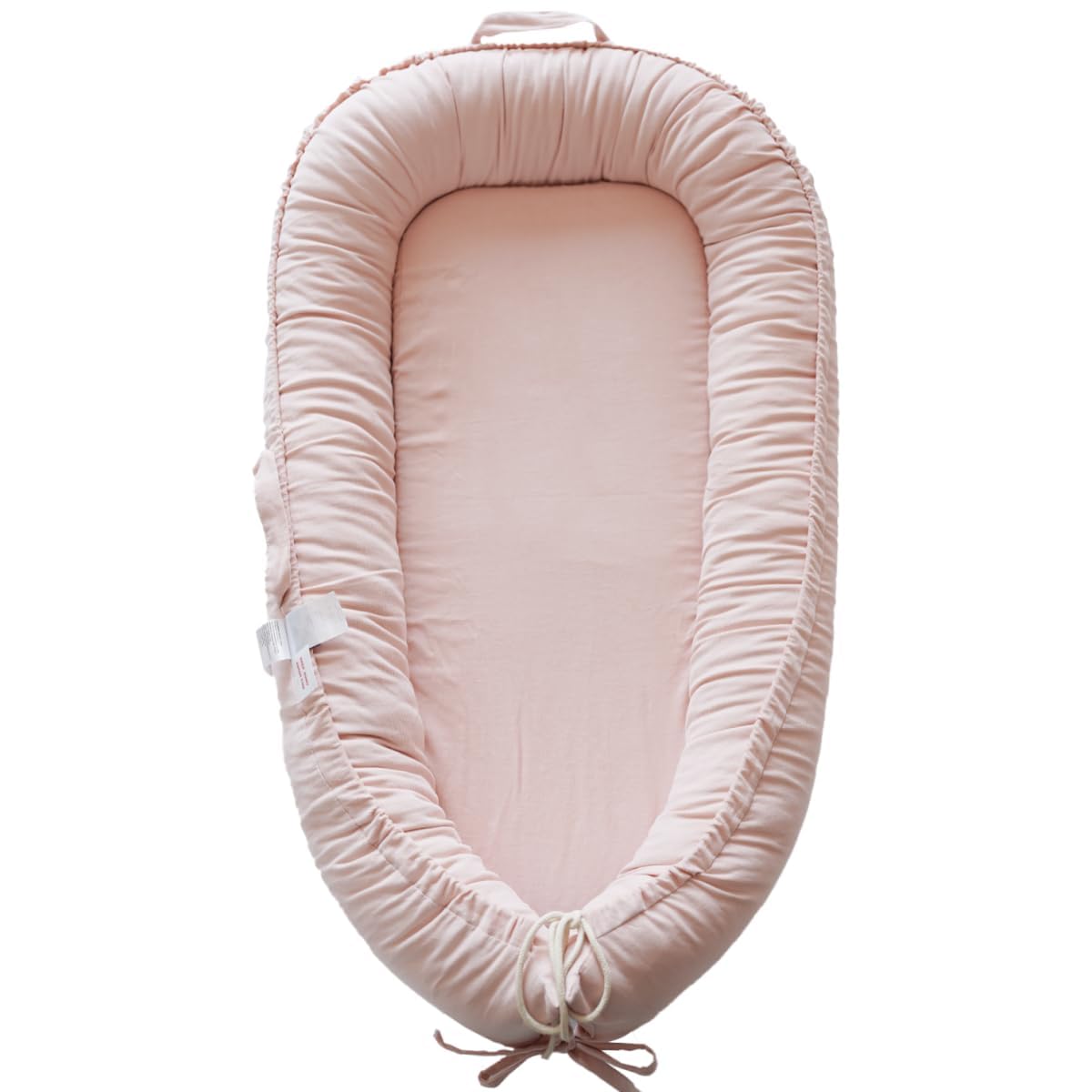 Infant Lounger, Baby Nest Cover for Baby Girls & Boys, Newborn Essentials for Baby 0-12 Months, 100% Cotton Breathable (Mistyrose_Corduroy)