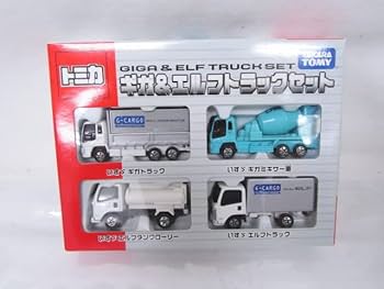 トミカ ギフトセット ギガ&エルフトラックセット Amazon | トミカ ギフト ギガ&エルフ トラックセット | ミニカー