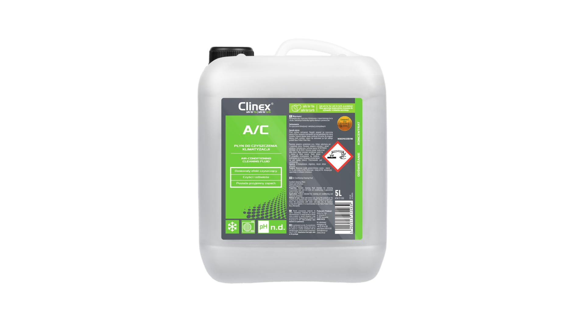 CLINEX 77-555 Detergente per condizionatori Pulitore condizionatori Detergente per climatizzatori Detergente