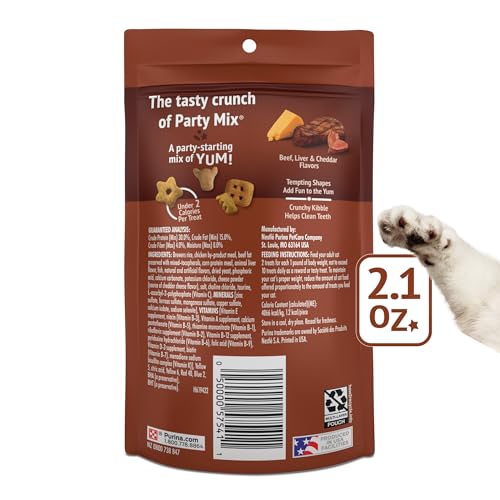 Purina Friskies Party Mix Wild West Crunch Cat Treats, (10) 2.1 oz Pouch - image 7