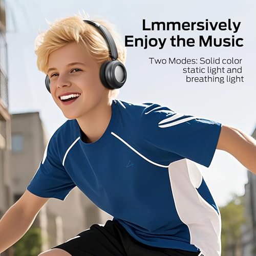 Image of Oraolo N-Tune MINI 01 Wireless On-Ear Headphones, Bluetooth 6.0 Wireless Audio Gear, 50-Hour Continuous Playback, Ergonomic & Lightweight Construction, Hands-Free Telephony (Black)