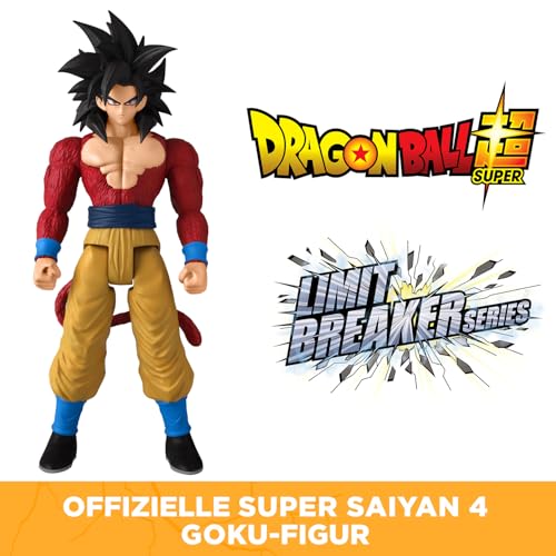 BANDAI - Dragon Ball Super - Riesenfigur Limit Breaker - Super-Saiyajin 4 Goku - Offizielle Lizenz - Große Gelenkfigur Goku Super Saiyan 4… – Ansicht 2