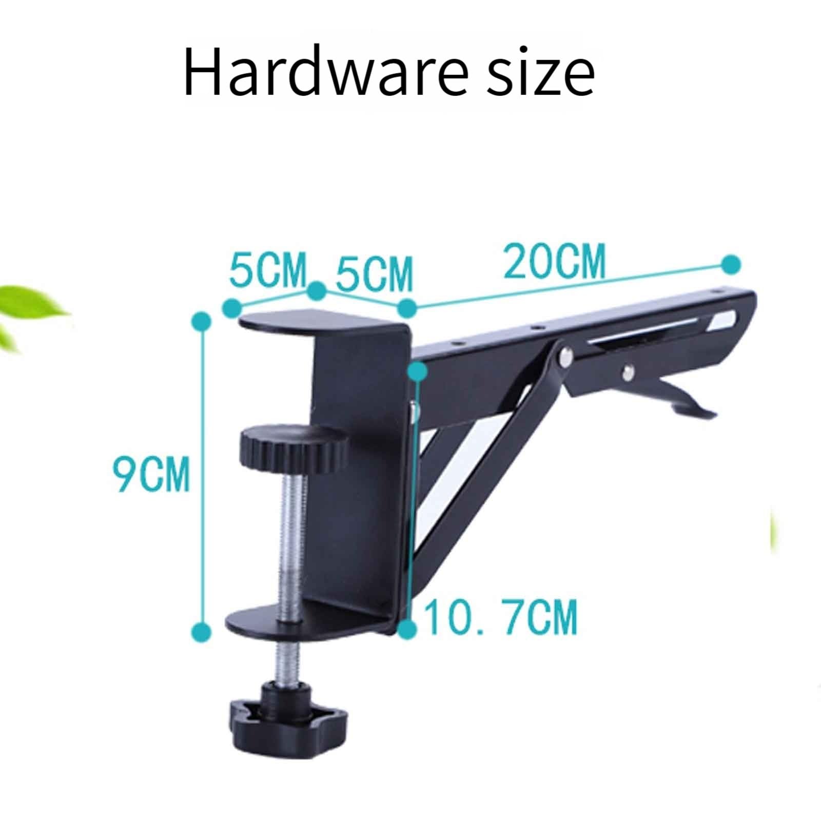 Vassoio ergonomico per tastiera, estensione tastiera per scrivania, pieghevole, supporto per tastiera computer, morsetto su estensione scrivania, supporto tastiera per scrivania, L 55/65/75 X P 25 c