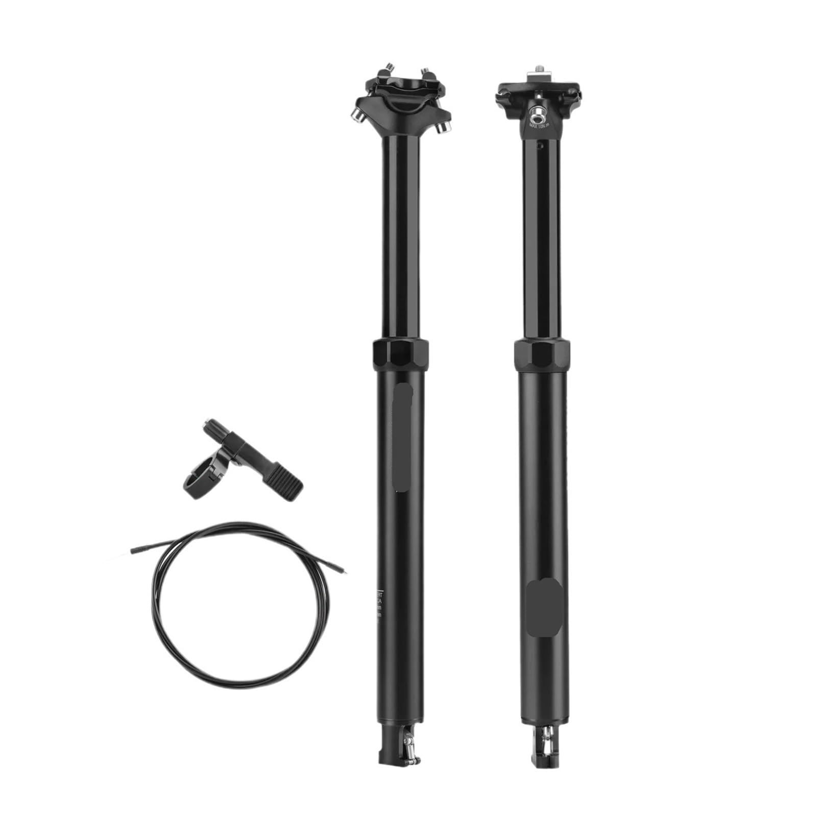 Fahrrad-Dropper-Sattelstütze, 27,2/30,9/31,6 x 425 mm, interne Führung des Sitzrohrs