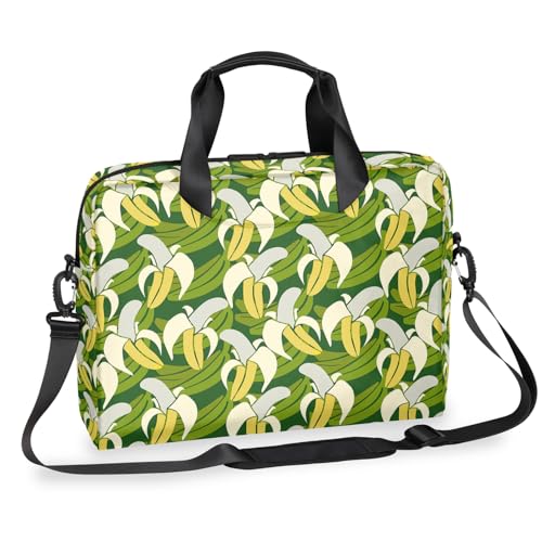 Bolso para portátil con patrón banana tropical 16 pulgadas miniatura 1