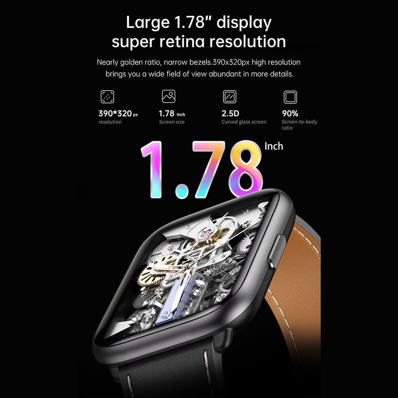 Orologio da polso da uomo e donna, 1,8 pollici, con monitoraggio della frequenza cardiaca, per sonno intelligente, podometro calorie, impermeabile IP68, cronometro GPS condiviso 24 modalità sport per