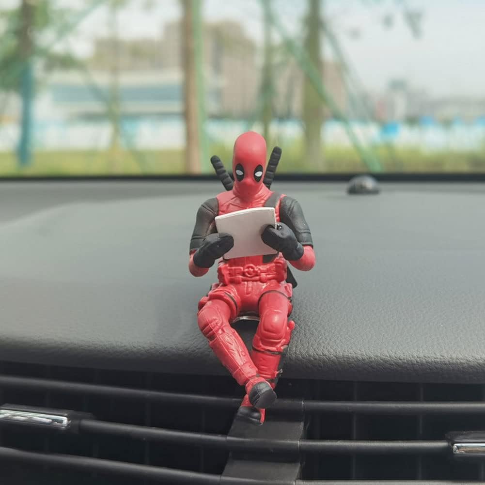 Deadpool Figurine Car Accessories Classics Anime Figures Model For