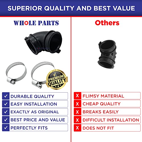 Whole Parts NO Dishwasher Hose Assembly (Includes Two Clamps) Part # W10445975 - Replacement & Compatible thumb #6