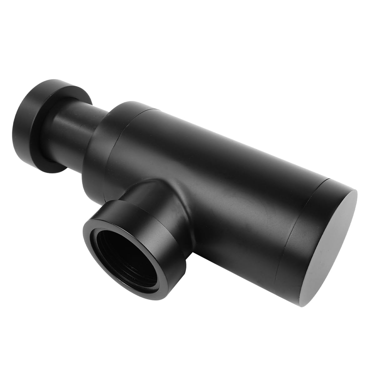 Ieron Bottle Trap Universal for Bathroom Sink Washbasin Hidden Cleaning Opening Odor Trap Adjustable P-Trap G1 1/4 x 32mm,Antique Brass Drain Pipe,Matte Black 10cm - Image 3
