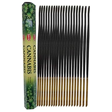 Cannabis - 20 bastoncini esagonali - incenso