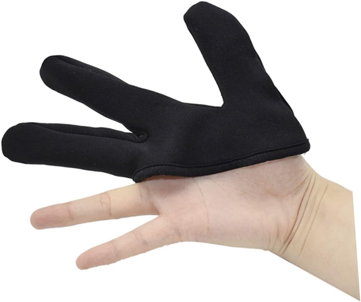 Ipetboom Insulated Scalding Finger Cots Hairdressing Three Finger Cover Heat Resistant Gloves for Women Manicure Hair Styling Tools Ove Glove