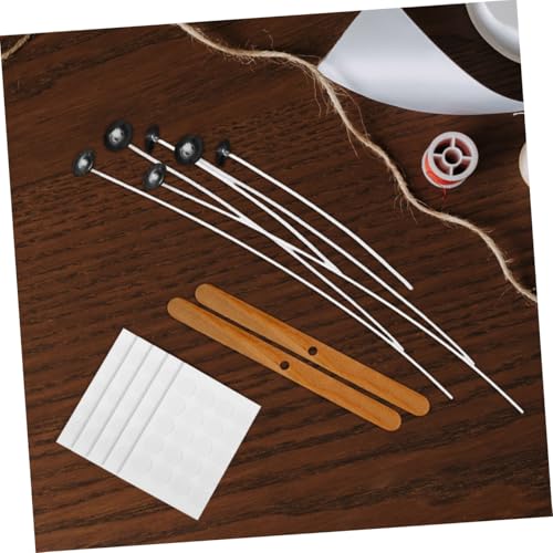 Kit para hacer velas con mechas y soportes miniatura 3