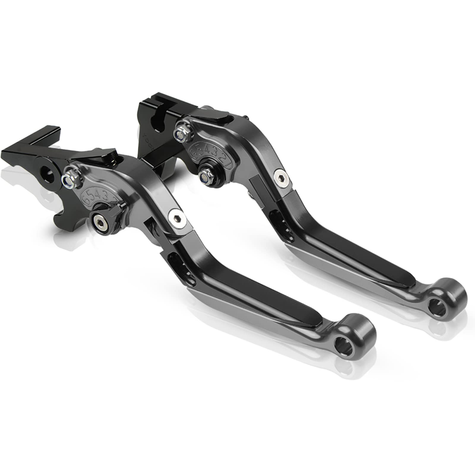 CNC Conjunto de Palanca de Embrague y Freno Extensibles Plegables para CB650R CB 650 R CBR650R CBR 650 R 2019-2021 Negro